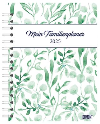 Kalender 2025 -Familienplaner-Buch Pattern 2025- 17,5 x 23,1cm