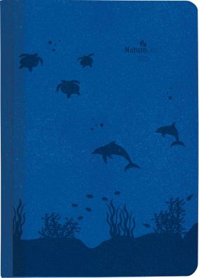 Buchkalender Nature Line Ocean A5 2025 - Buchkalender 2025