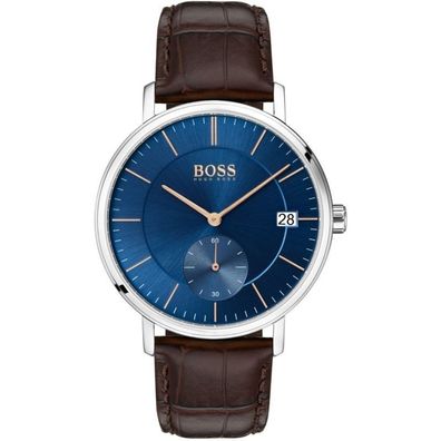 HUGO BOSS Corporal 1513639 Herrenuhr 40mm NEU Blau Uhr