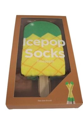 Icepop Socks / Socken "Ananas" Einheitsgröße Neu & OVP