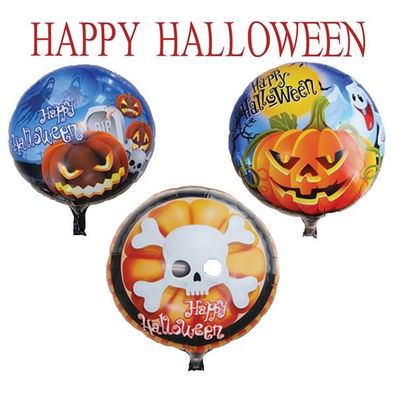 Set 3 X Folienballons Happy Helloween Luftballons