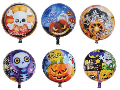 Folienballon Set 6 X Helloween Heliumballon Luftballon Helloweenfeier