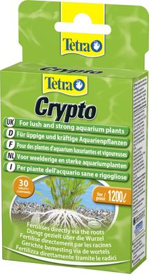 Tetra Crypto 30 Tbl. Wurzeldünger für Wasserpflanzen