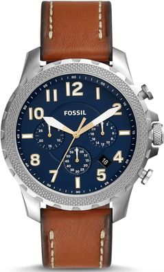 FOSSIL Bowman FS5602 Herrenuhr 46mm NEU Braun Uhr