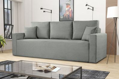 Modernes Sofa ZOOM mit Schlaffunktion Grau