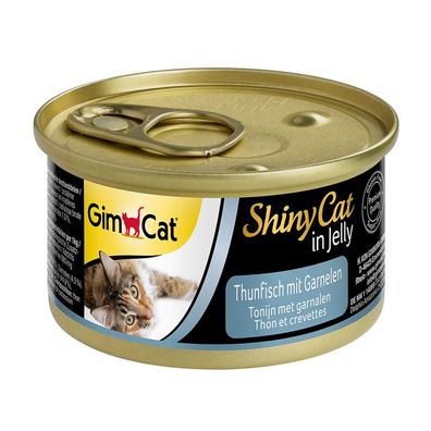 GimCat ShinyCat Thunfisch & Garnelen 48 x 70g (29,73€/kg)