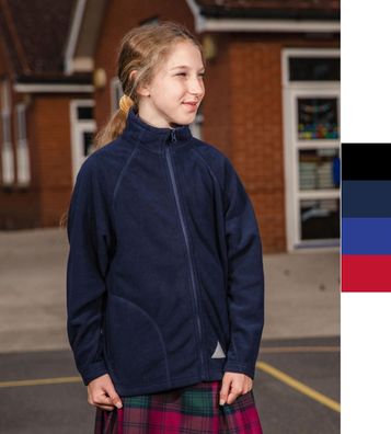 Result Unisex Kinder micro Fleecejacke Raglanärmel XXS-XL R114J/Y NEU