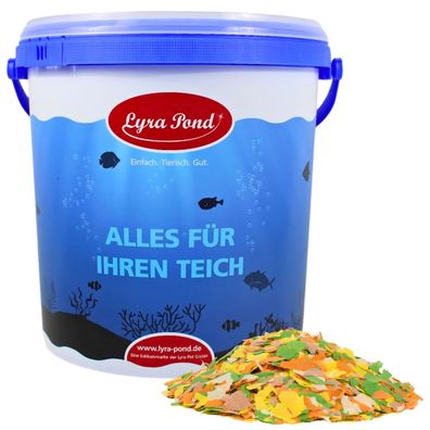 10 - 20 Liter Lyra Pond® Pond Multi Flakes im Eimer