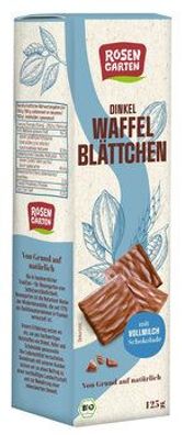 Rosengarten 3x Dinkel-Waffelblättchen Vollmilch 125g