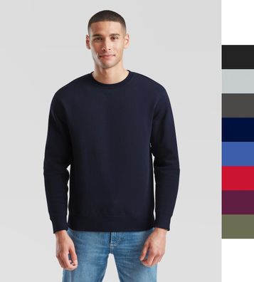 Fruit of the Loom Herren Sweatshirt Pullover S-2XL Set-In 62-154-0 NEU