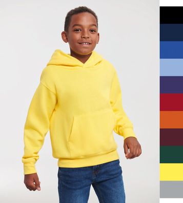 Russell Europe Kinder Kapuzenpullover S-2XL 16 Farben Sweat R-575B-0 NEU