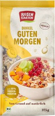 Rosengarten 3x Dinkel-Guten-Morgen-Müsli 375g