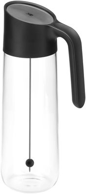 WMF Nuro Wasserkaraffe mit Griff und Fruchtspieß, 1 l, schwarz 3201010324