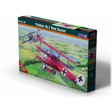 Mistercraft Fokker Dr. I Red Baron Roter Baron 9385204230 in 1:48 D-230 Bausatz