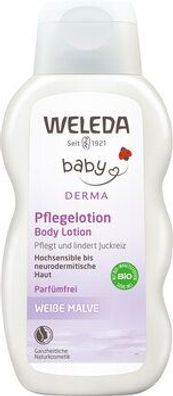 Weleda 3x WELEDA Weisse Malve Pflegelotion 200ml