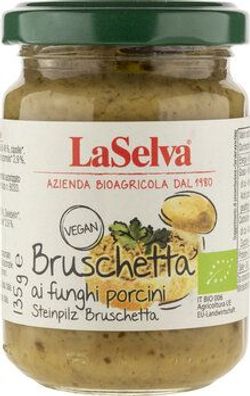 LaSelva Steinpilz Bruschetta - Zubereitung aus Steinpilzen 135g