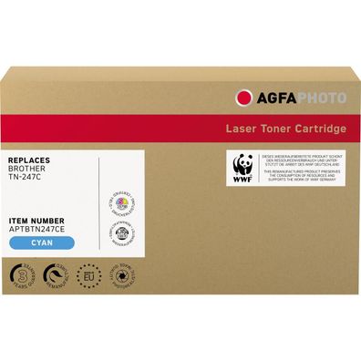 AgfaPhoto Toner APTBTN247CE wie Brother TN-247C cyan