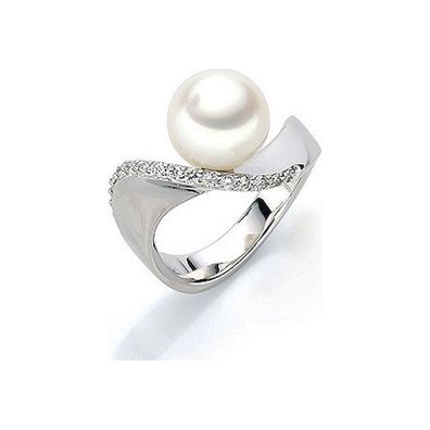 Luna-Pearls - M S3 R1--AR0002 - Ring - 750 Weißgold - Südsee-Perle 8.5-9mm