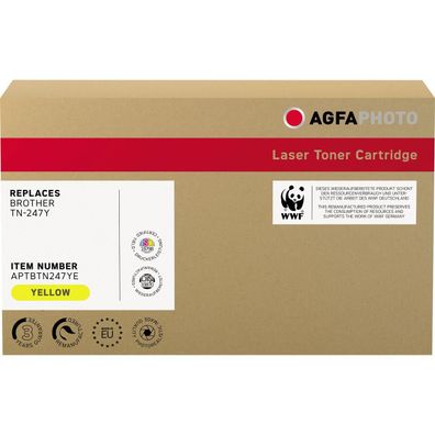 AgfaPhoto Toner APTBTN247YE wie Brother TN-247Y gelb