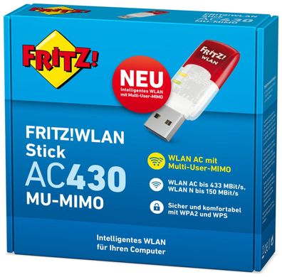 AVM 20002766 FRITZ!WLAN Stick AC 430 MU-MIMO