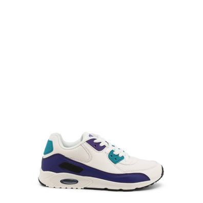 Shone - Sneakers - 005-001-LACES-WHITE-PURPLE - Mädchen