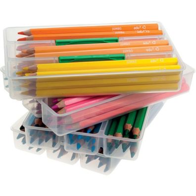 edu3 Jumbo 120 Farbstifte Hexagonal in 12 Farben sortiert