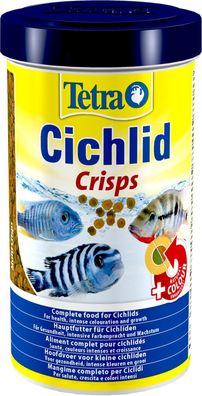 Tetra Cichlid Crisps 500ml Futter für Barsche Cichliden