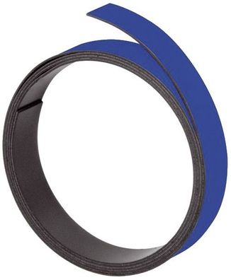 Franken M80203 Magnetband - 100 cm x 10 mm, blau