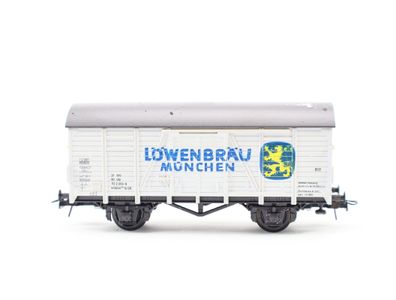 Roco H0 4305D ged. Güterwagen Bierwagen "Löwenbräu München" 112 2 203-9 DB