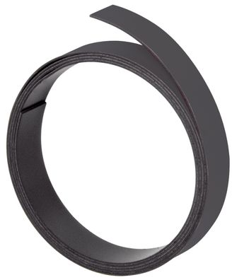 Franken M80110 Magnetband - 100 cm x 5 mm, schwarz