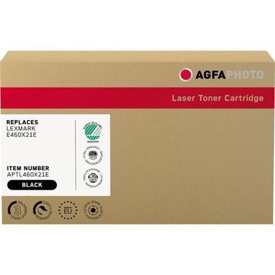 AgfaPhoto Toner APTL460X21E wie Lexmark E460X11E schwarz