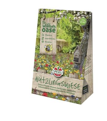 Sperli's Nützlingswiese 250g für 25qm, bietet Schmetterlingen und Bienen eine