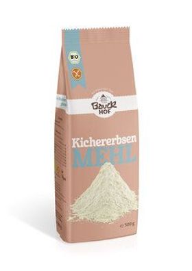 Bauck Mühle 3x Kichererbsenmehl glutenfrei Bio 500g