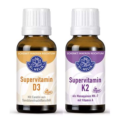 St. Helia Sparpaket Vitamin D3 + K2, 2 x 20 ml