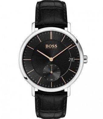 HUGO BOSS Corporal 1513638 Herrenuhr 40mm NEU Schwarz Uhr