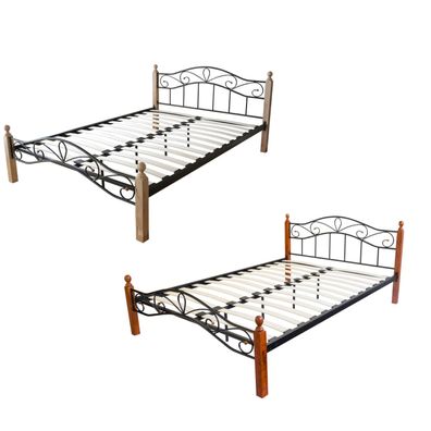 Metallbett Bettgestell Doppelbett Bettrahmen inkl. Lattenrost 140 160 180