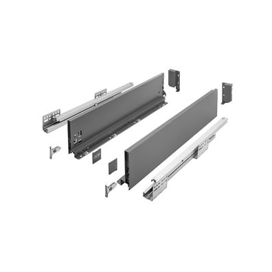 Schubkastensystem Küchenschublade 40 kg Traglast Anthrazit Schubladensystem