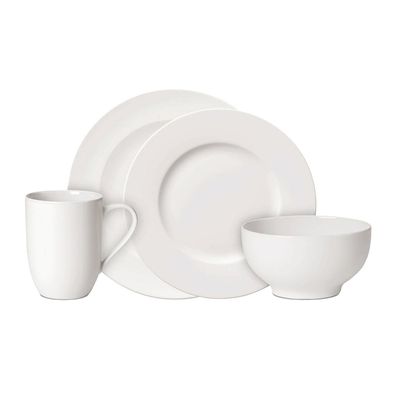 Villeroy & Boch For Me Starter-Set 4 Pers. Premium Porcelain weiß 1041537277