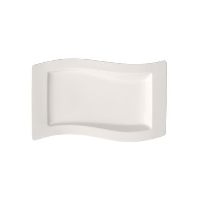 Villeroy & Boch NewWave Servierplatte Premium Porcelain weiß 1025252281