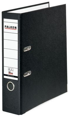 Falken 9984089 Ordner PP-Color S80 - A4, 8 cm, schwarz