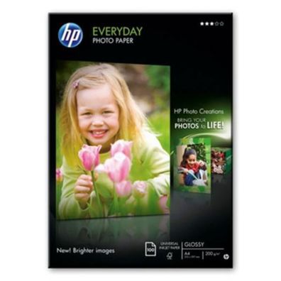 Hewlett & Packard INC. Q2510A Fotopapier Everyday Seidenmatt A4 100Stück 200/m