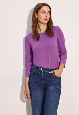 Cecil Basic Shirt in Iced Violet