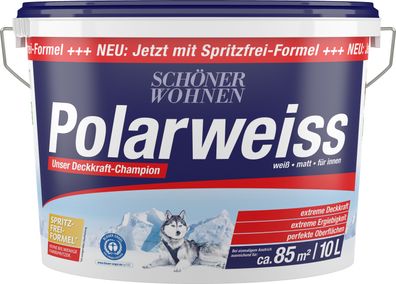 10L Polarweiß Scheuerbeständig, weiß