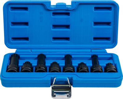 Kraft-Bit-Einsatz-Satz | Antrieb Innenvierkant 12,5 mm (1/2") | Innenvielzahn