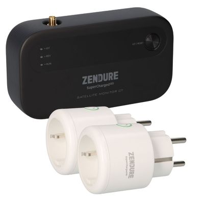 2x Smart Plug Satellite Zendure + Zendure Strommessgerät 0% MwSt nach §12 Abs. 3 UstG