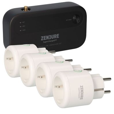 4x Smart Plug Satellite Zendure + Zendure Strommessgerät 0% MwSt nach §12 Abs. 3 UstG