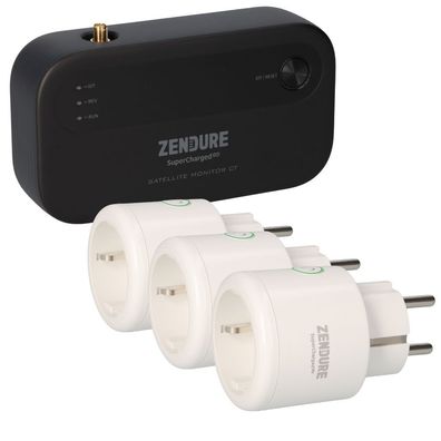 3x Smart Plug Satellite Zendure + Zendure Strommessgerät 0% MwSt nach §12 Abs. 3 UstG