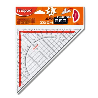 Maped 028700 GeometriedreieckTechnic Hypotenuse: 260 mm