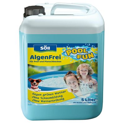 Söll Algenentferner Pool 5 Liter AlgenFrei für 50 Qbm