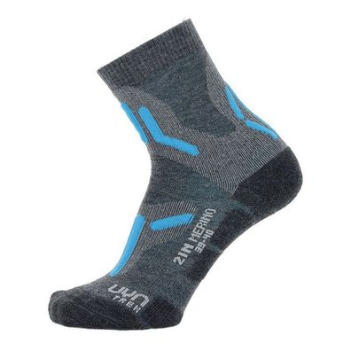 UYN Trekking 2IN Merino Lady mid grey Anti-Blasen Wandersocken